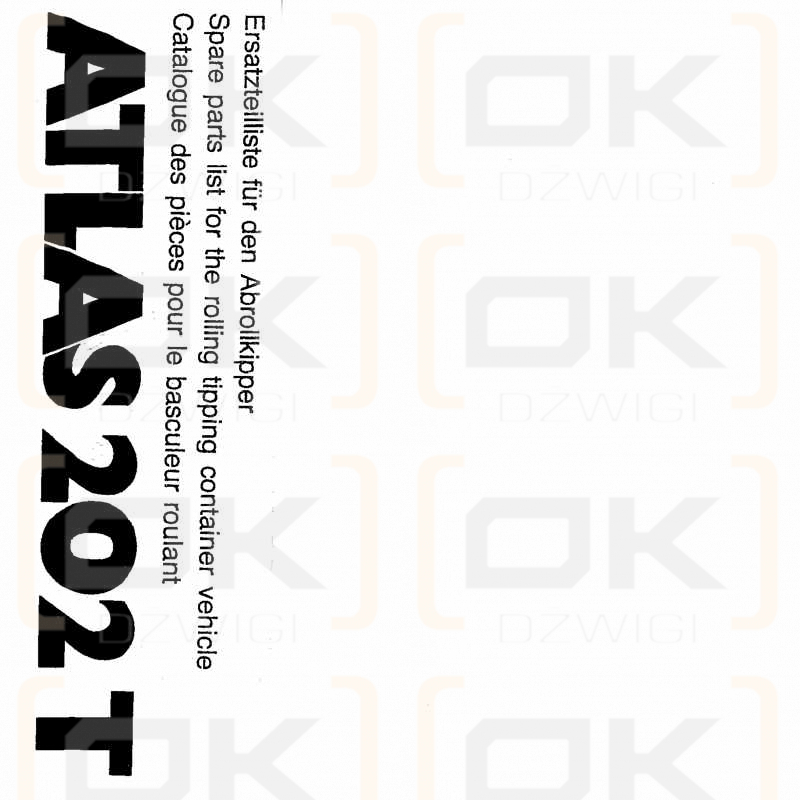 Atlas 202T Parts Catalog